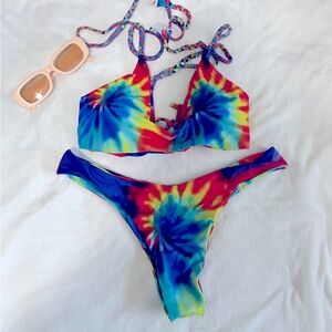 Tie-dye bikini
